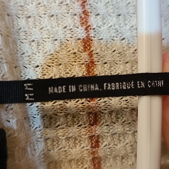 Urban Outfitters Out From Under Jojo Oversized Thermal Button-Front Top Size Med - Picture 4 of 14